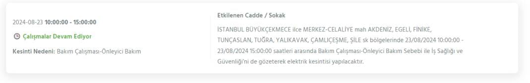 İstanbullular dikkat! Bugün bu ilçelerde 8 saati bulacak elektrik kesintileri yaşanacak 20